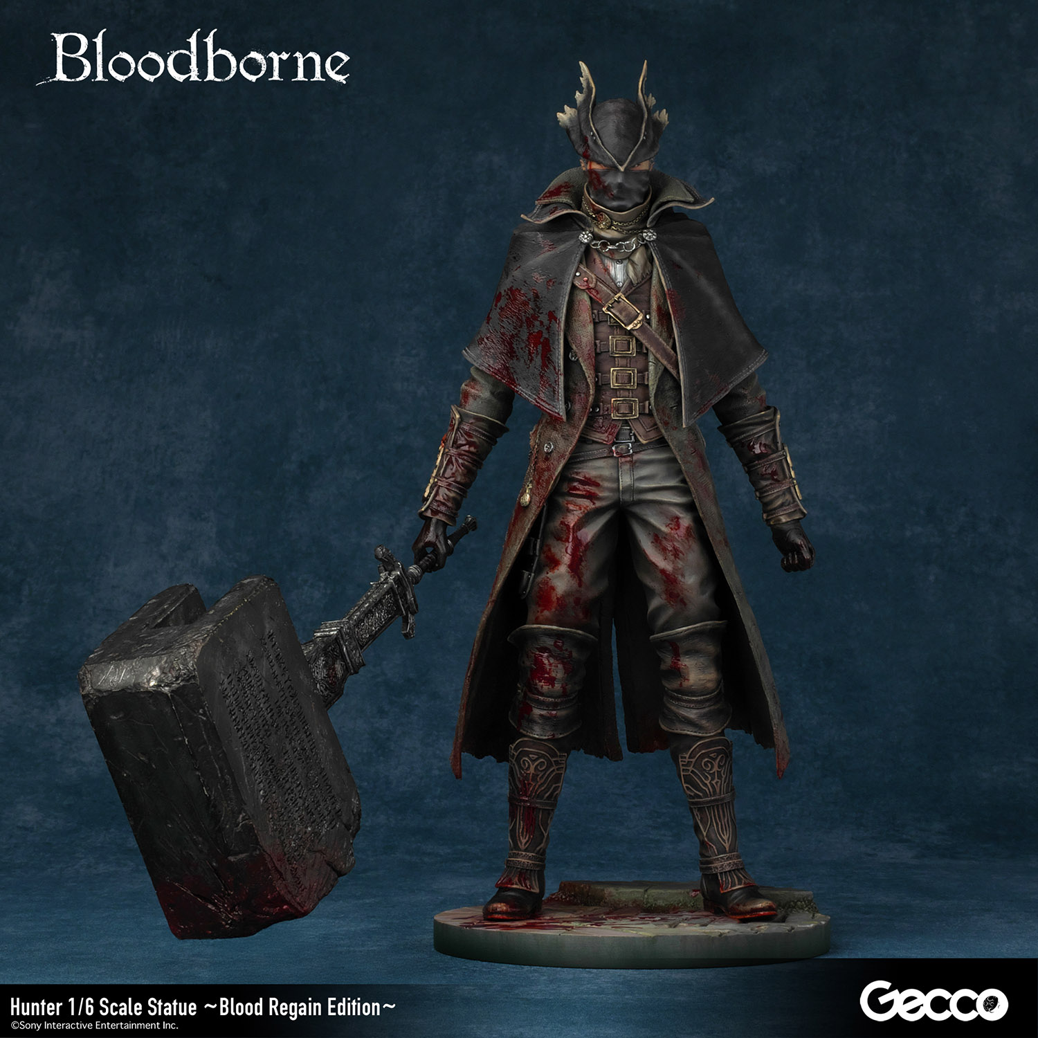 Bloodborne Hunter 1/6 Scale Statue ~Blood Regain Edition~